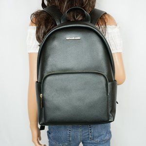 Michael Kors Erin L Backpack Leather Black